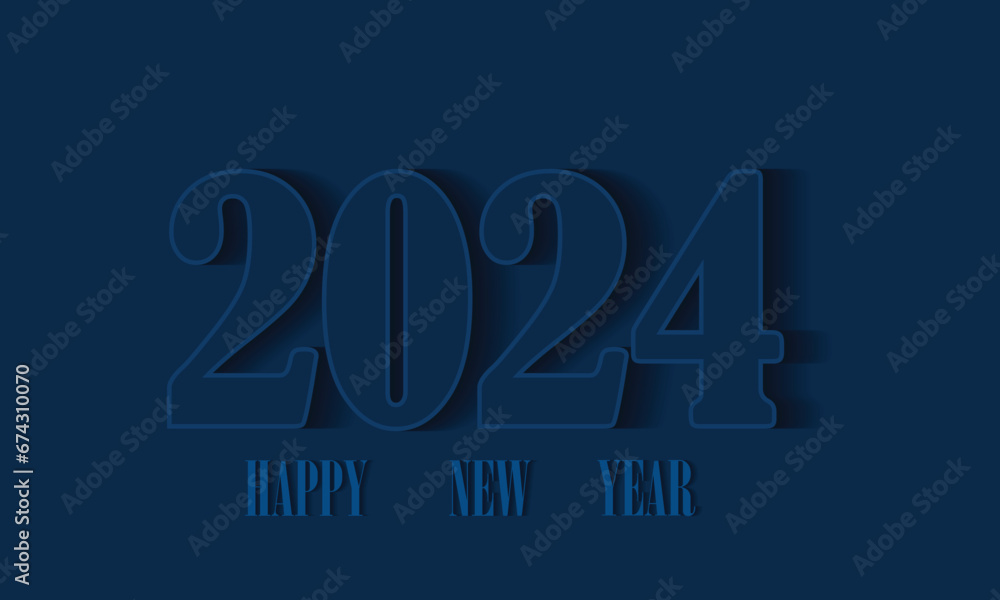 upcoming new year 2024 creative text effects. upcoming new year 2024 creative text effects.