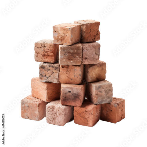 bricks isolated on transparent background transparency 