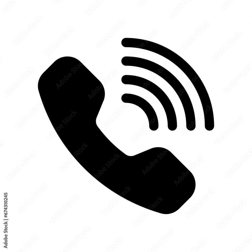 phone call glyph icon phone call glyph icon