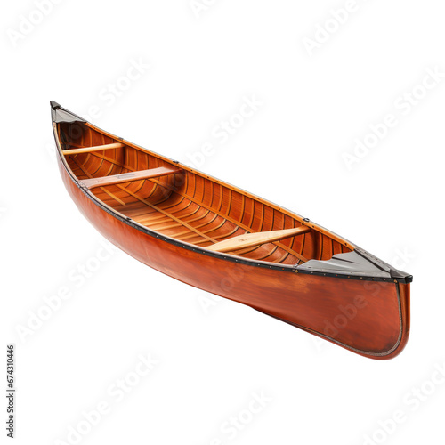 canoe isolated on transparent background,transparency 