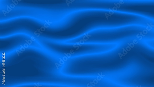 abstract satin cloth waving background. blue satin fabric as background. Fabric texture background.