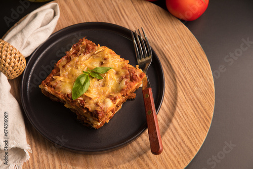 Bolognese tomato sauce traditional lasagna food