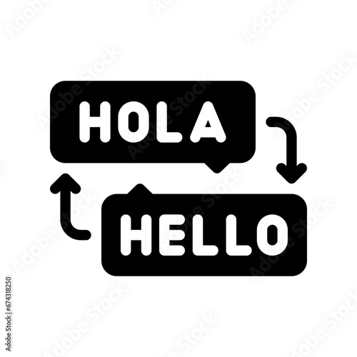 translation glyph icon