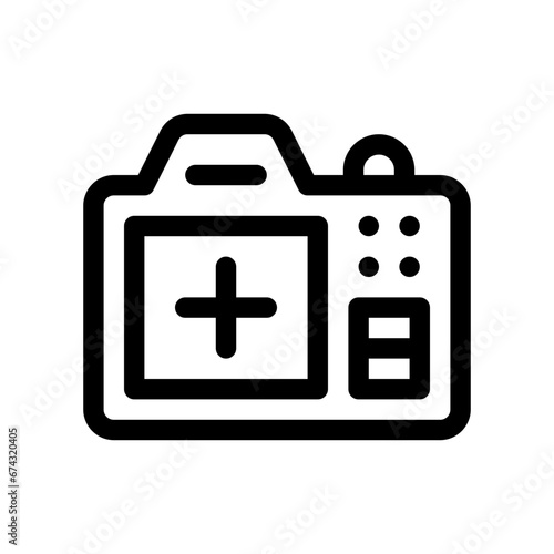 photography line icon