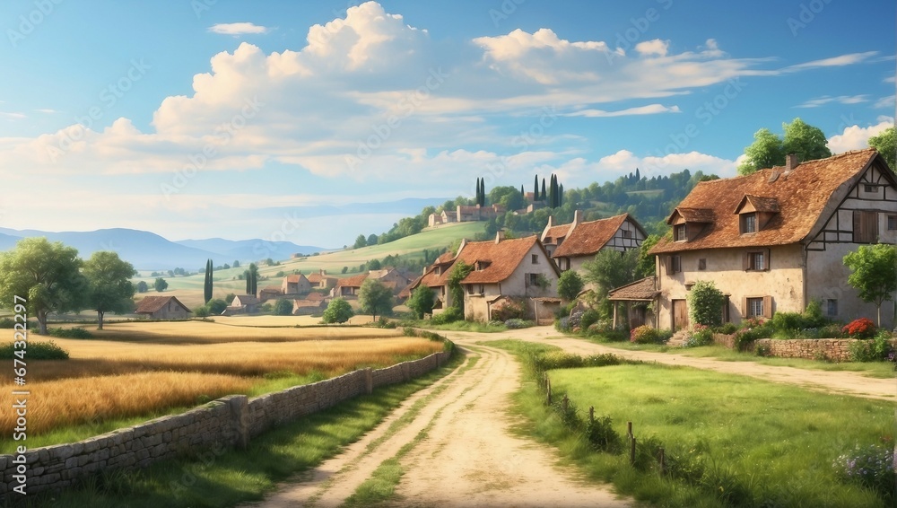 Stunning Rural Mountain Village Amidst Nature's Beauty
Stunning Rural Mountain Village Amidst Nature's Beauty