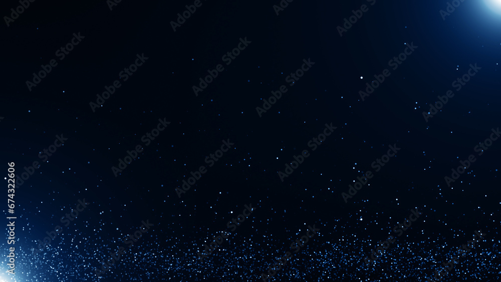 Particles bokeh abstract blue event game trailer titles cinematic openers digital technology concert background