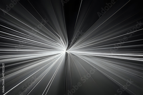 abstract long exposure dynamic speed light trails background.