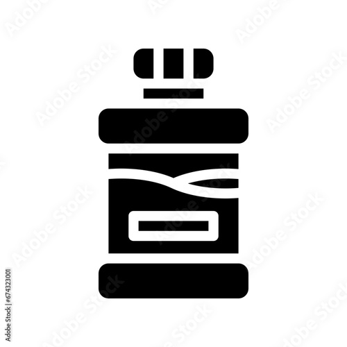 mouthwash glyph icon