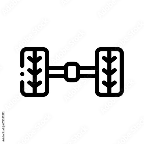 wheel alignment line icon