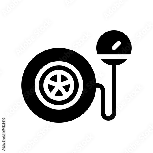 tyre glyph icon