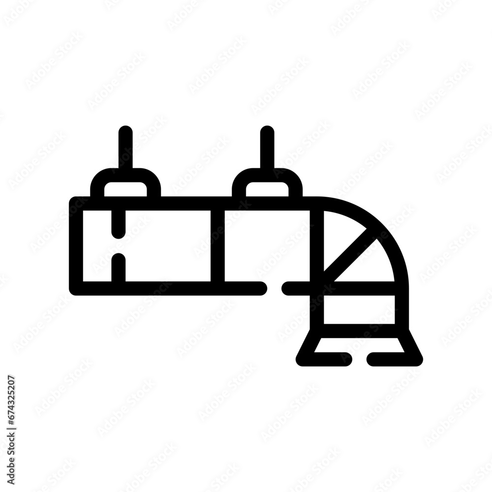 air conditioner line icon