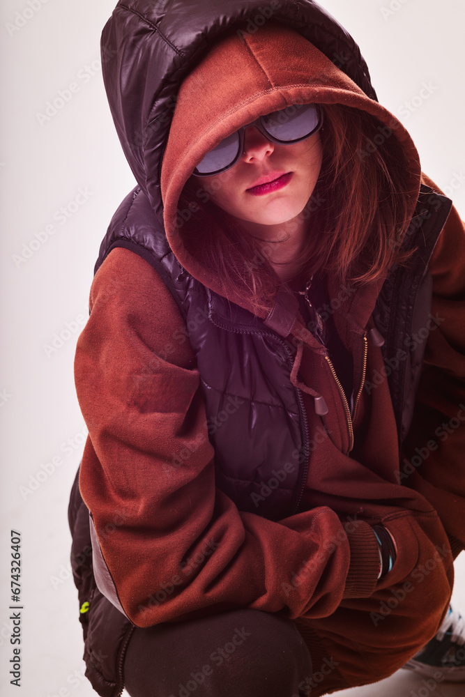 Urban outfit with bold high-tops Urban outfit with bold high-tops
