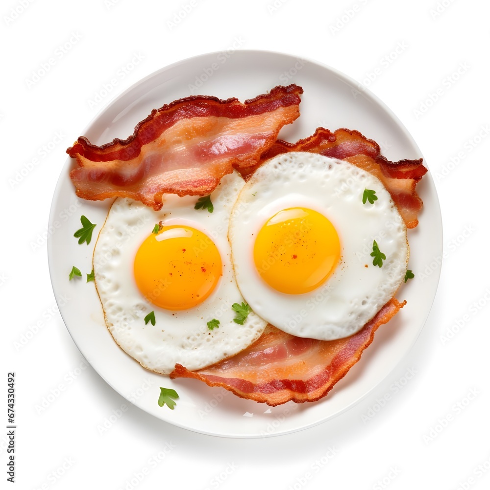 fried eggs with bacon and vegetables,fried eggs with bacon,fried eggs and bacon