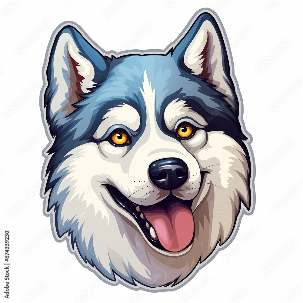 Sticker fantasy children's funny cartoon characters people, animals Sticker fantasy children's funny cartoon characters people, animals