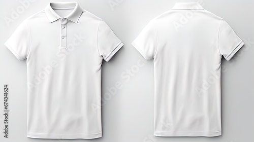 Wallpaper Mural Discover a sophisticated polo mockup template in the style of dark romance, featuring both front and back views. Against a clean white background Torontodigital.ca