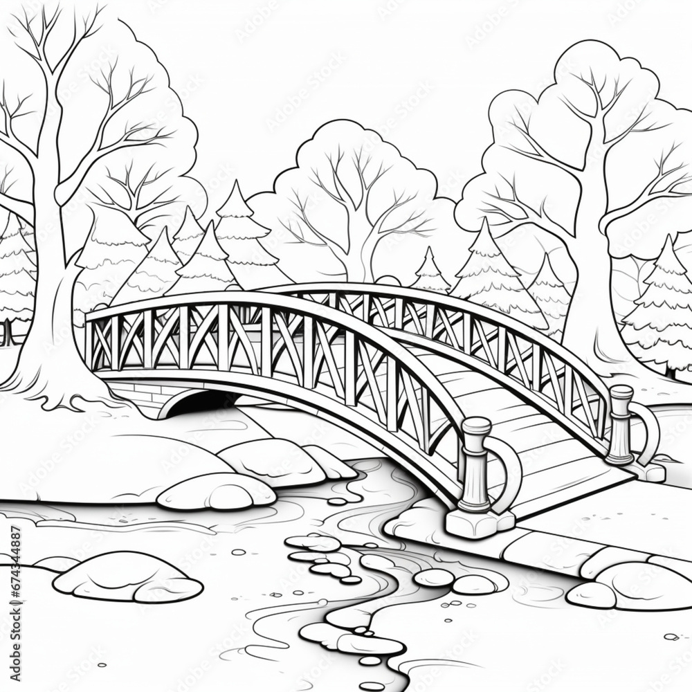 bridge in the forest