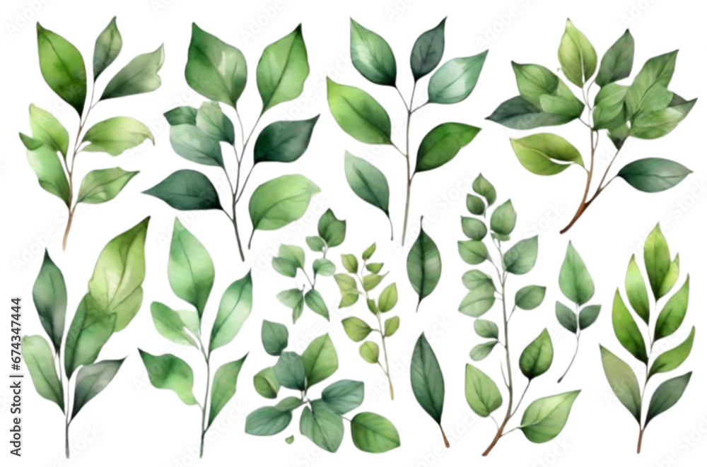 leaves art white background leaves art white background