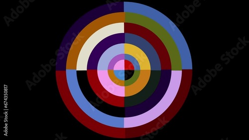 abstract circle background video 
