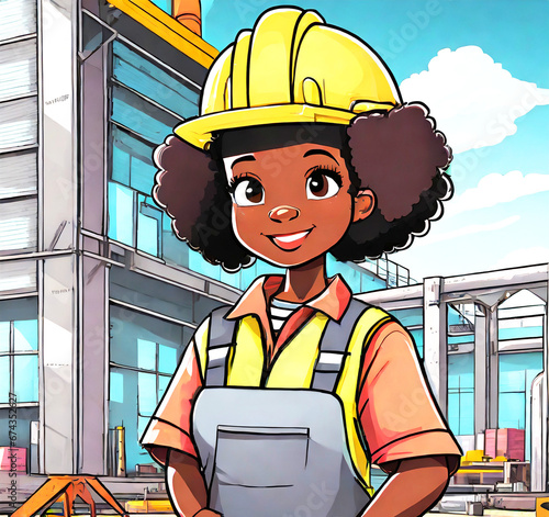 Worker, construction, engineer, industry, helmet