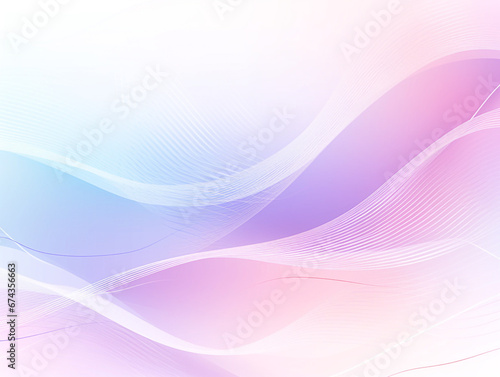 Smooth Line Background Illustration in Pastel Color