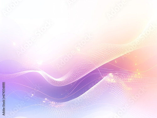 Smooth Line Background Illustration in Pastel Color