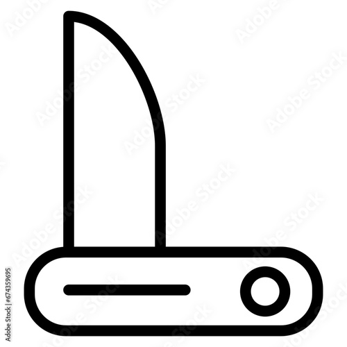 Pocket Knife line icon