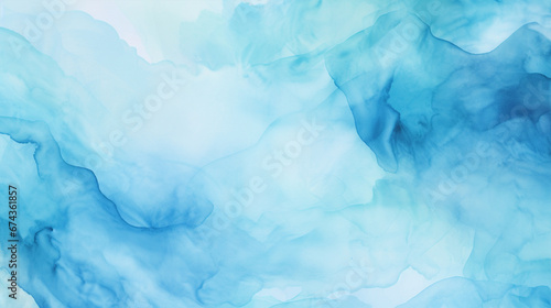Blue color paint abstract wallpaper - ai generative