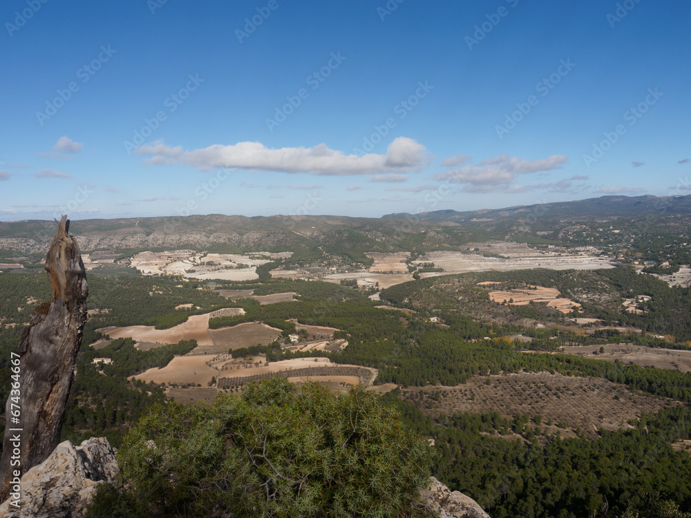 Obraz premium Paisaje de Bussot, Alicante