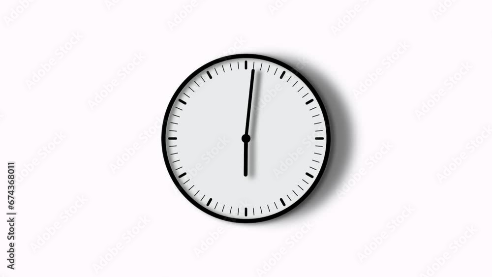 Realistic Wall clock Counting Down 24 Hour Day Fast Speed. Clock icon with moving arrows and time lapse 4K Animation Realistic Wall clock Counting Down 24 Hour Day Fast Speed. Clock icon with moving arrows and time lapse 4K Animation