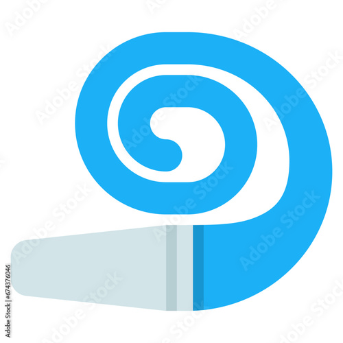 noisemaker icon with flat style and pixel perfect base. Suitable for website design, logo, app and UI. Based on the size of the icon in general, so it can be reduced.