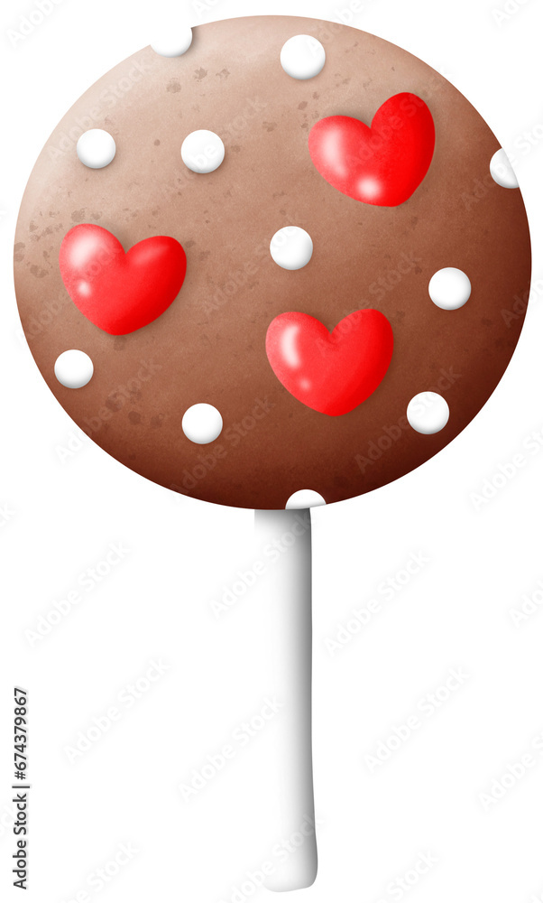 Chocolate coated cake pops Chocolate coated cake pops