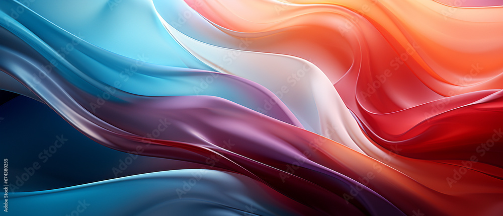 Fototapeta premium abstract background liquid wave.