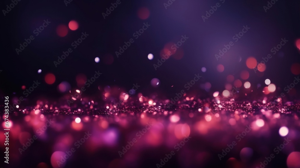 Abstract purple bokeh Christmas background Abstract purple bokeh Christmas background