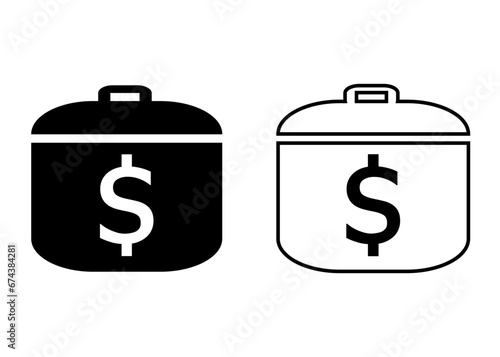 money or dollar coin icon