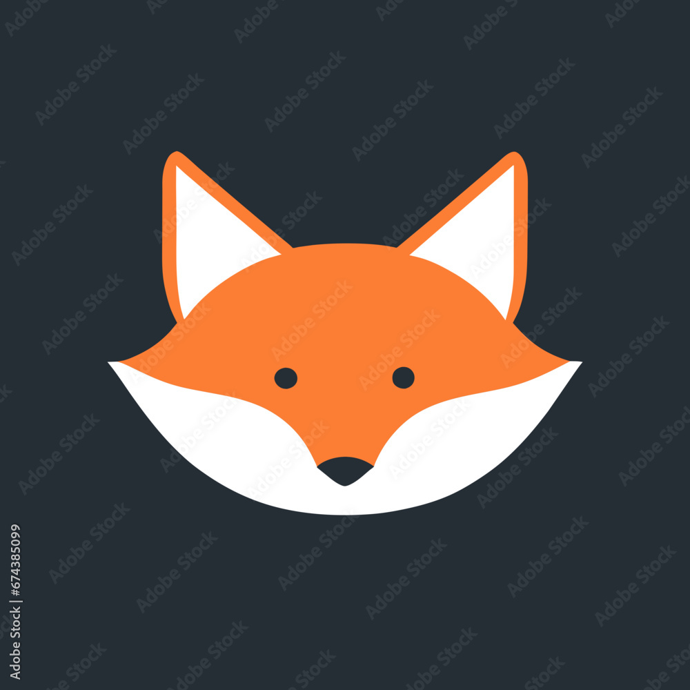 Obraz premium fox logo