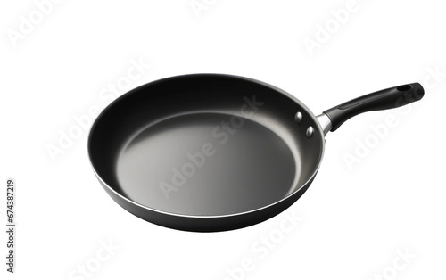 Detailed Frying Pan in Realism On White or PNG Transparent Background
