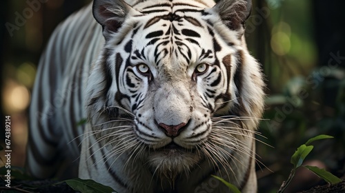 animal Tiger portrait with Generative AI.
