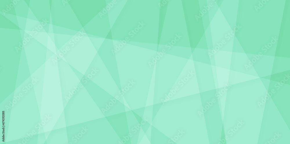 Obraz premium Light green vector shining triangular layout. vector polygon abstract polygonal geometric triangle background. vector illustration.