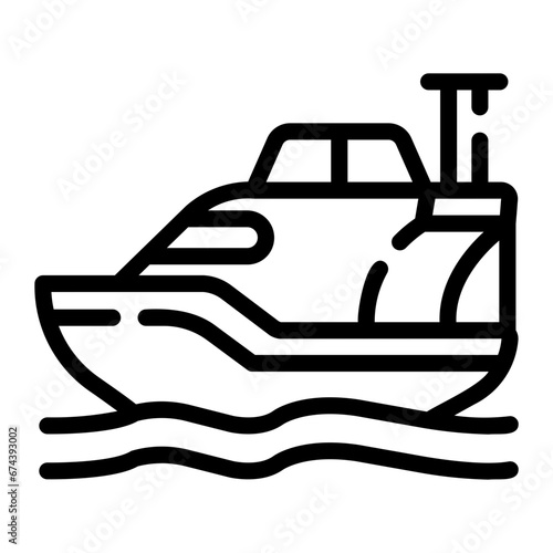 icebreaker Line Icon