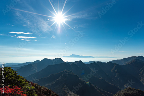 佐賀県最高峰「経ヶ岳」山頂からの眺め