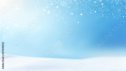 Fresh clean white snow background texture. Winter background with snowflakes and snow mounds. Snow lumps.    © BlazingDesigns