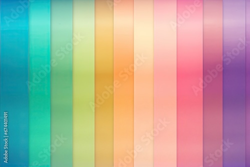 Green, lime, lemon, yellow, orange, coral, peach fuzz, pink, lilac, orchid, purple, violet, blue, jade, teal and beige color gradient. Spectrum. Stripe. Template. Web design. Grain, abstract