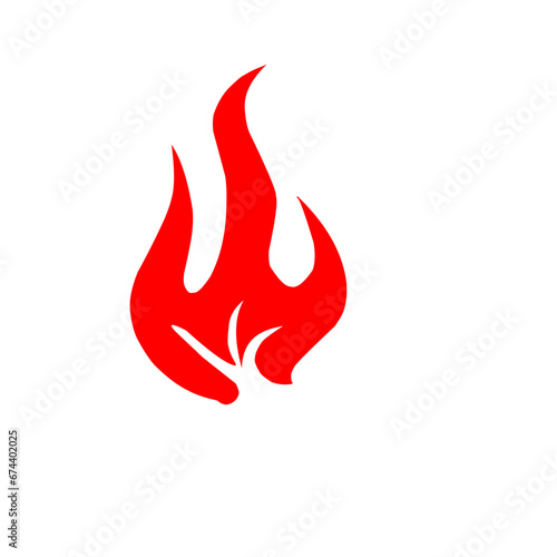 Flat Fire Icon