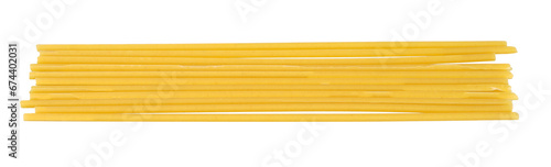 Spaghetti isolated on transparent background. PNG image photo