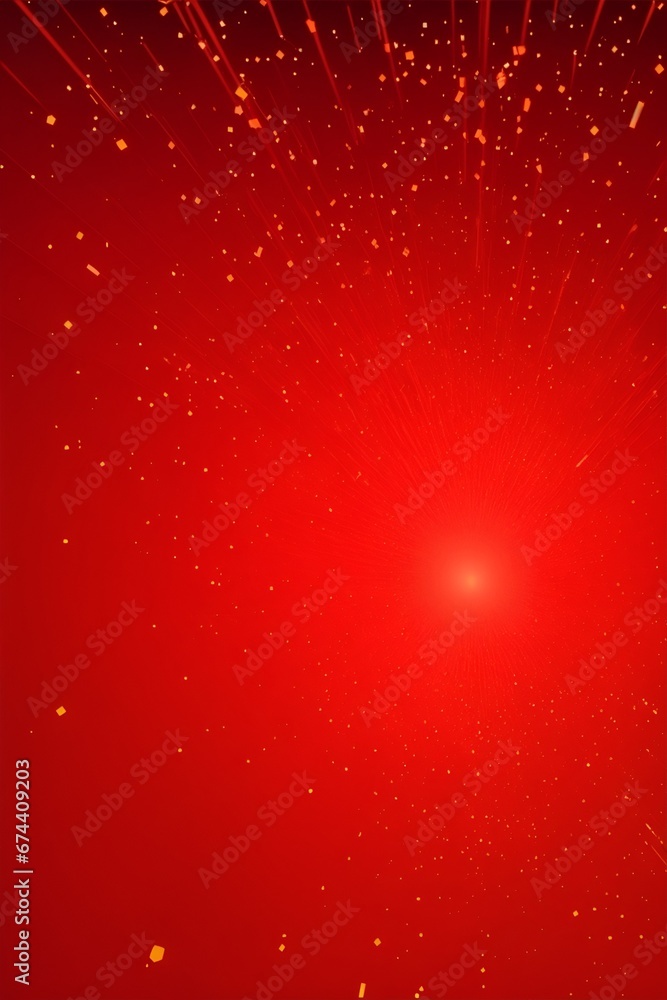 Red glitter abstract background, vertical composition