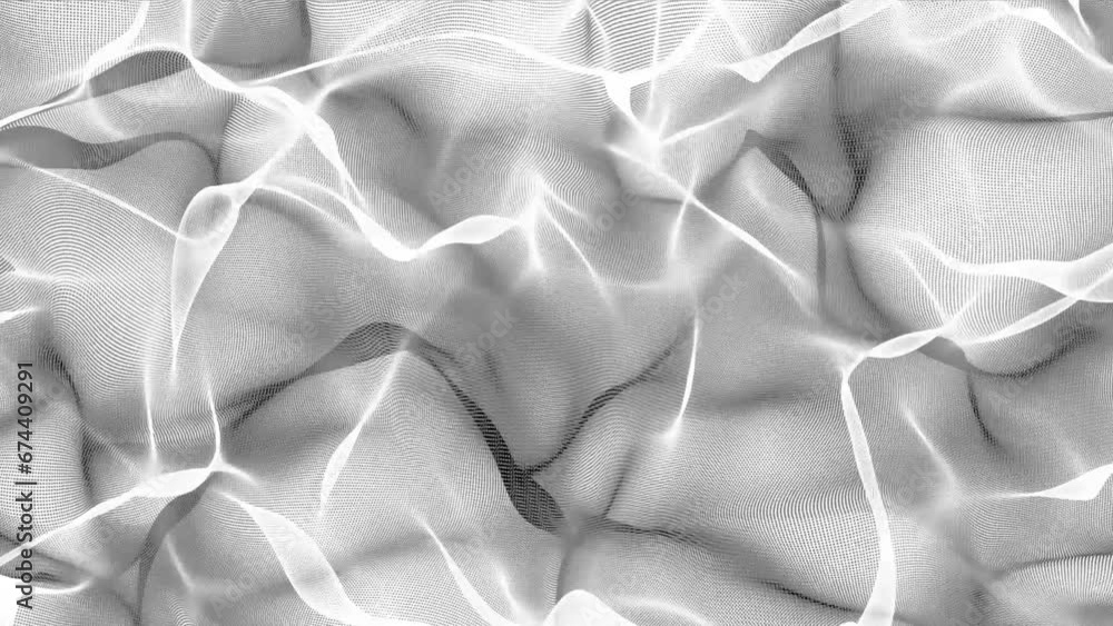 Trippy psychedelic liquid  gradient waves animation. Trendy hypnotic abstract organic fluid art video.