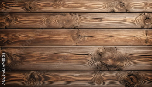 Rustic Charm: A Panoramic Display of Old Brown Wood Texture
