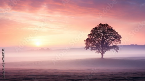 scenery land dawn fog landscape illustration gy travel, sunrise countryside, nature environment scenery land dawn fog landscape