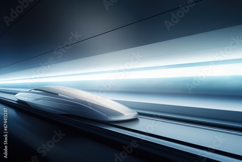 Futuristic High-Speed Bullet Train: Aerodynamic Transport of Tomorrow