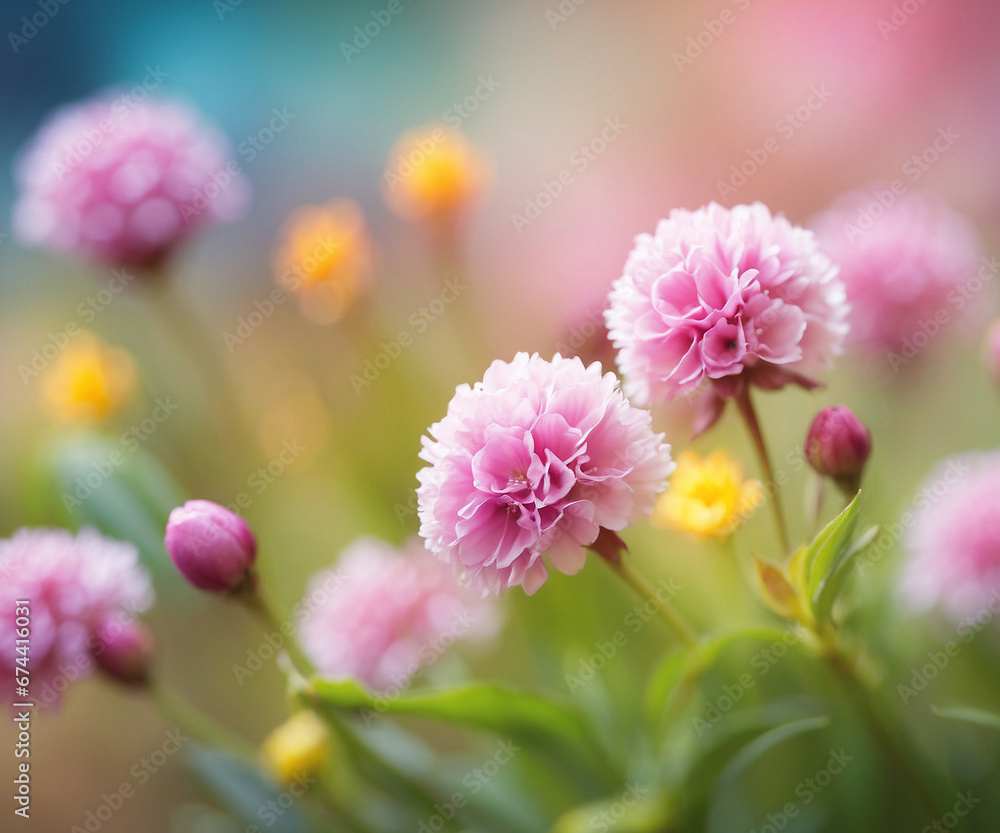 Blooming Spring: Captivating Flowers in Soft Focus and Hazy Backgrounds Blooming Spring: Captivating Flowers in Soft Focus and Hazy Backgrounds